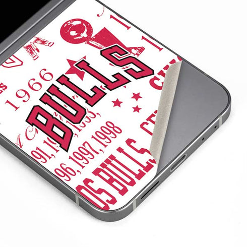 NBA Chicago Bulls Historic Blast Galaxy Z Flip6 Skin
